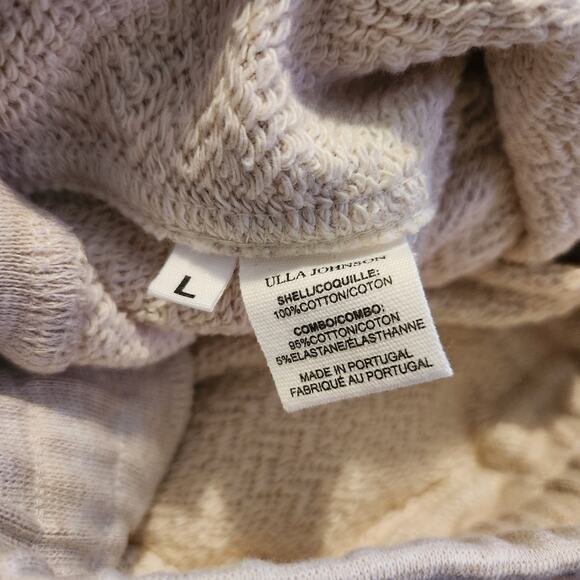 Ulla Johnson Charley Cotton cream joggers size large - Picture 5 of 5